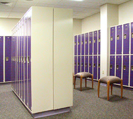Employee Lockers - Steel with recessed lock pocket